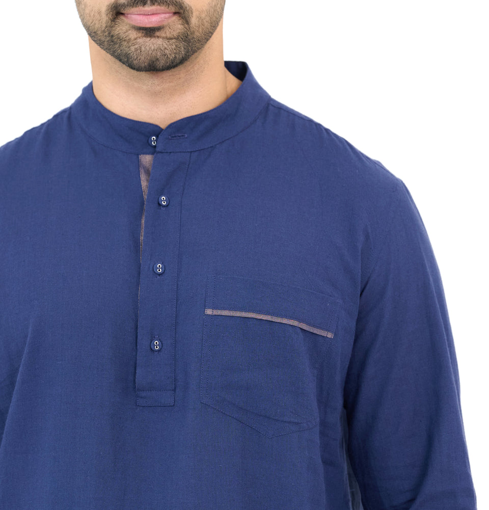 M Zari Solid Kurta