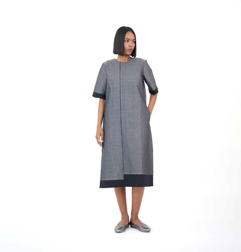 Zari Block Dress