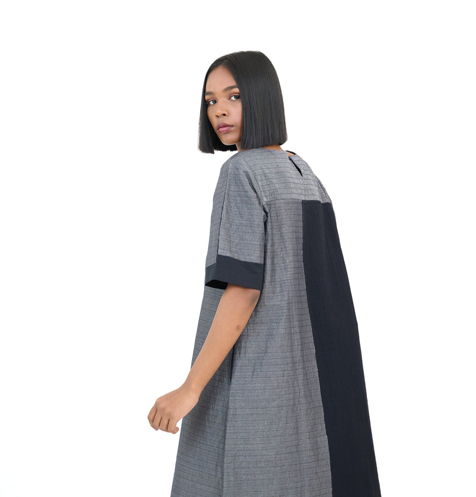 Zari Block Dress