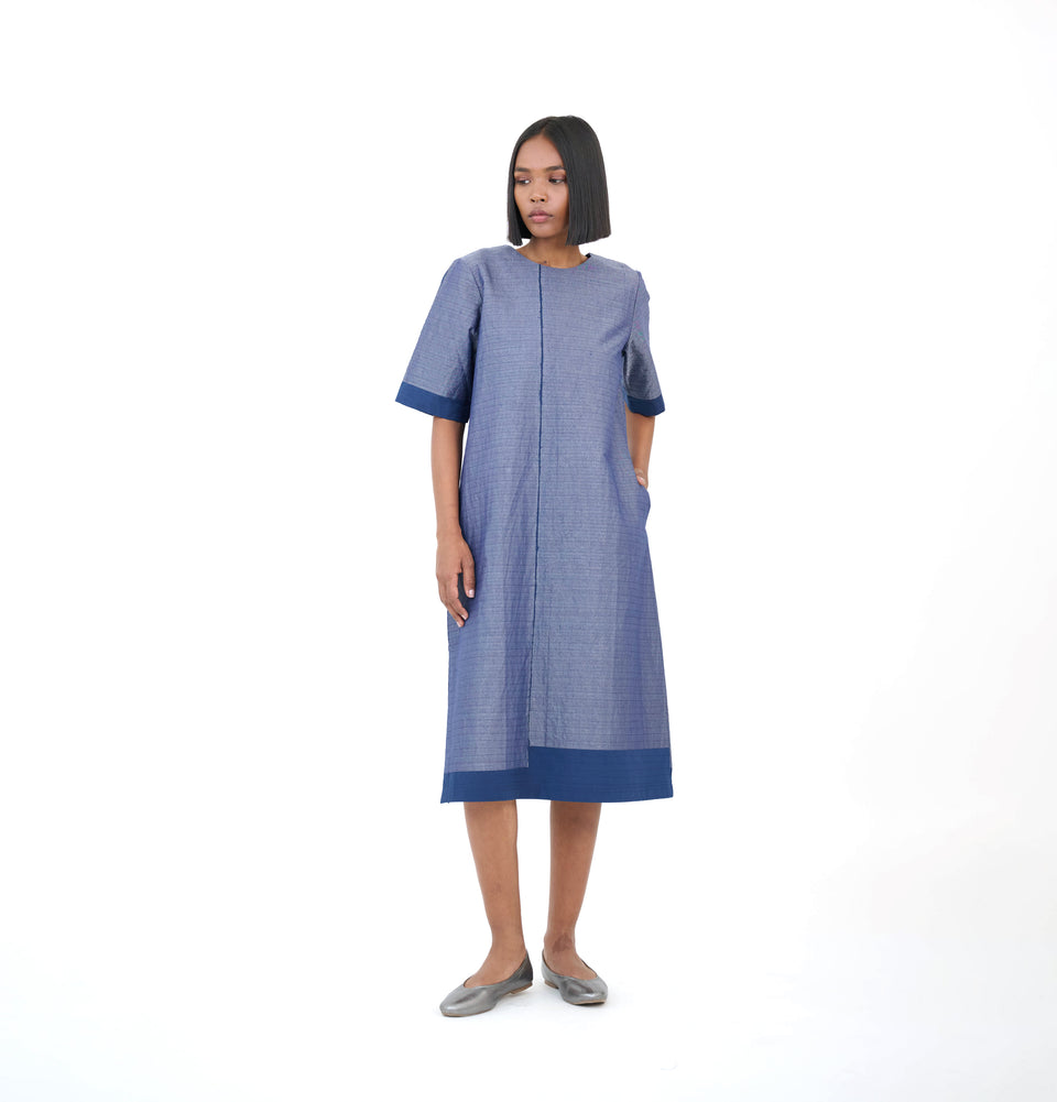 Zari Block Dress