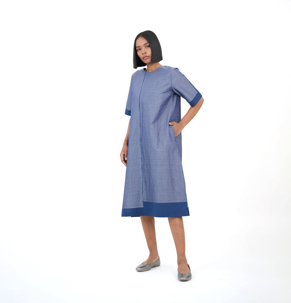 Zari Block Dress