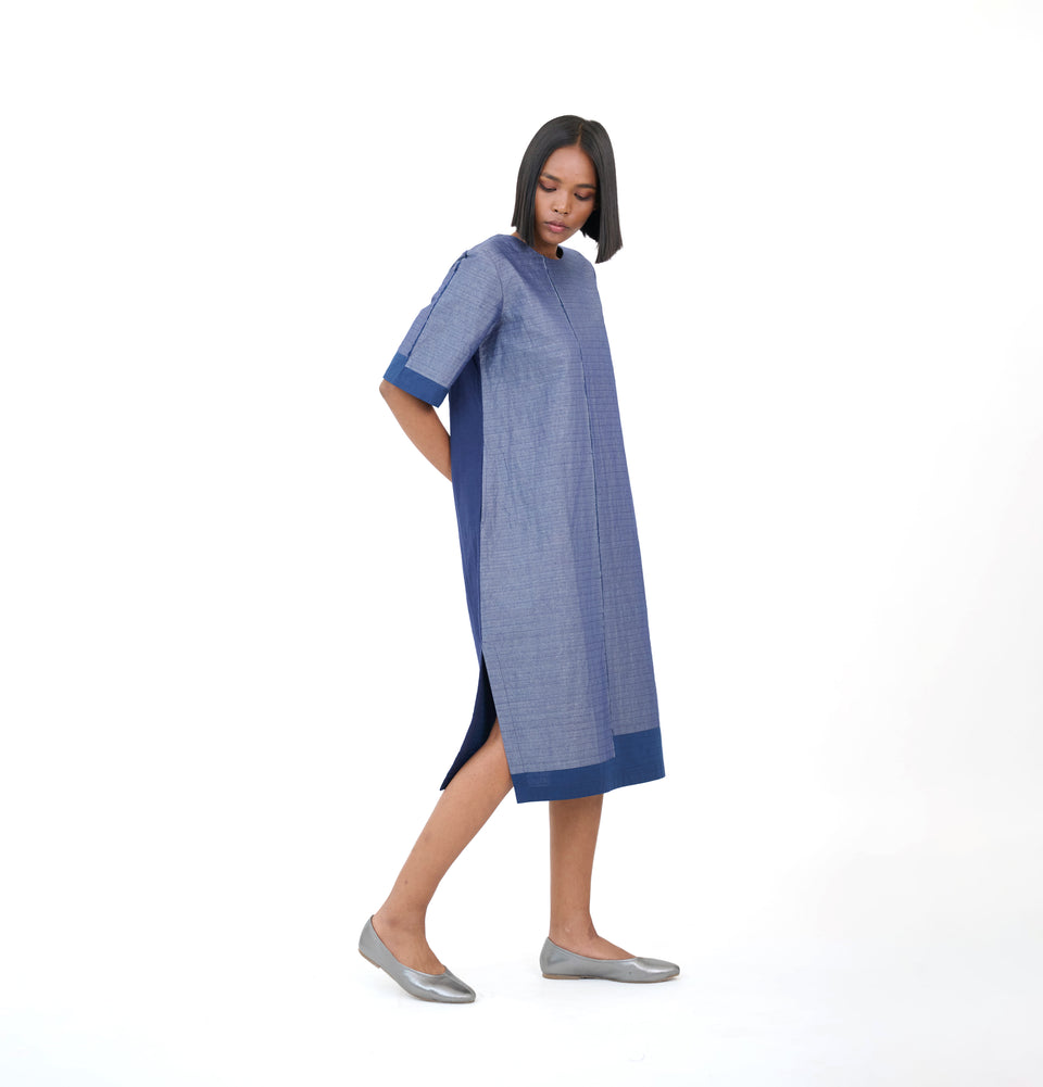 Zari Block Dress