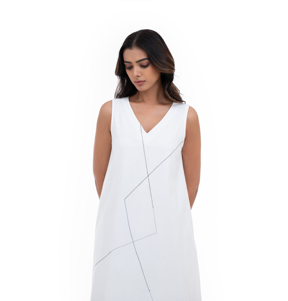 Shapes Sleeveless Dress