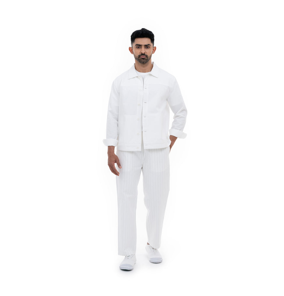 M Shapes Solid Jacket