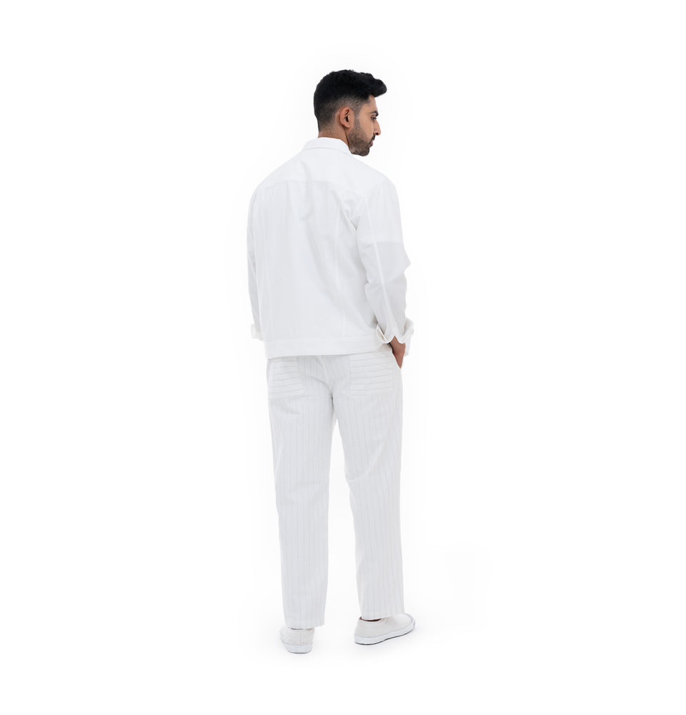 M Shapes Solid Jacket