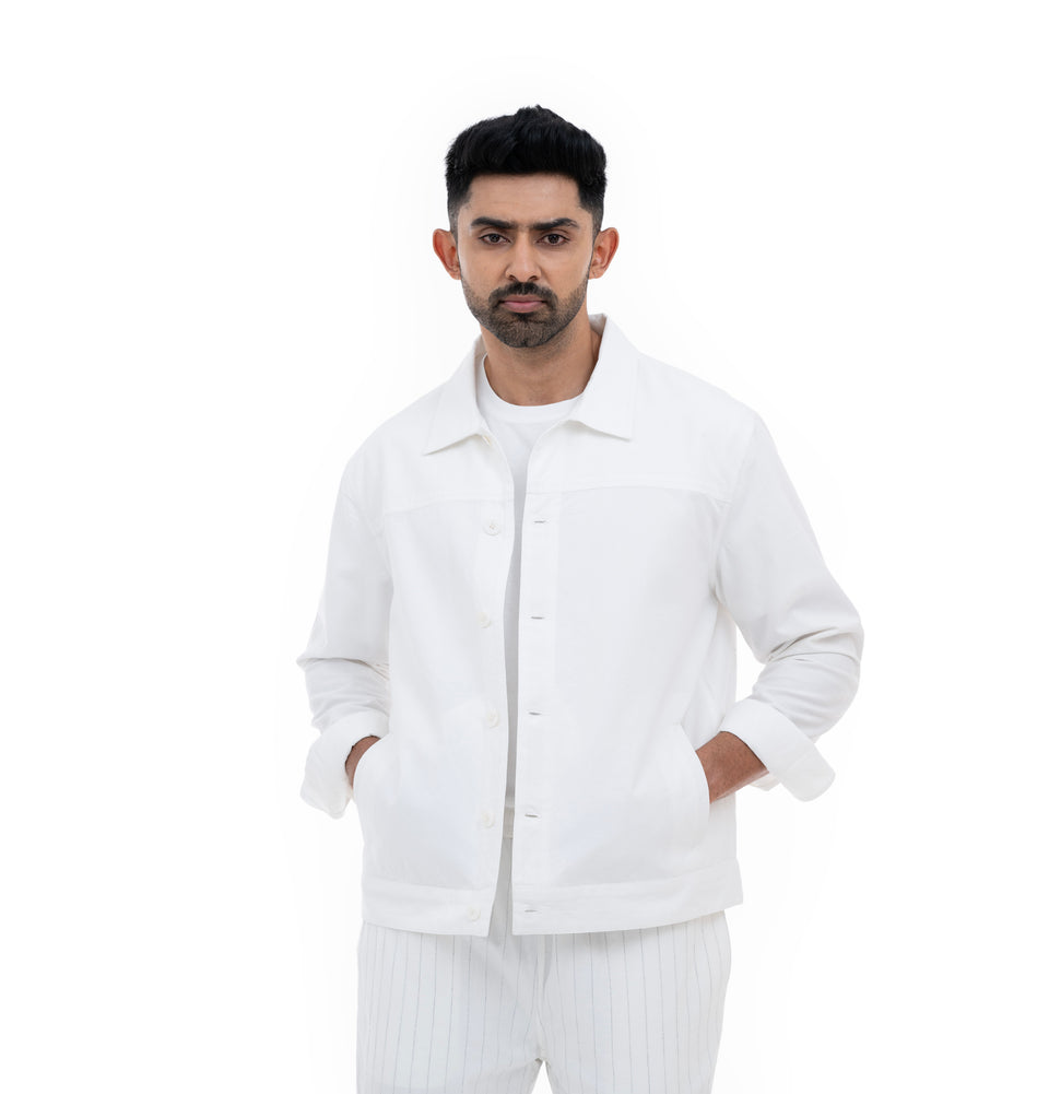M Shapes Solid Jacket