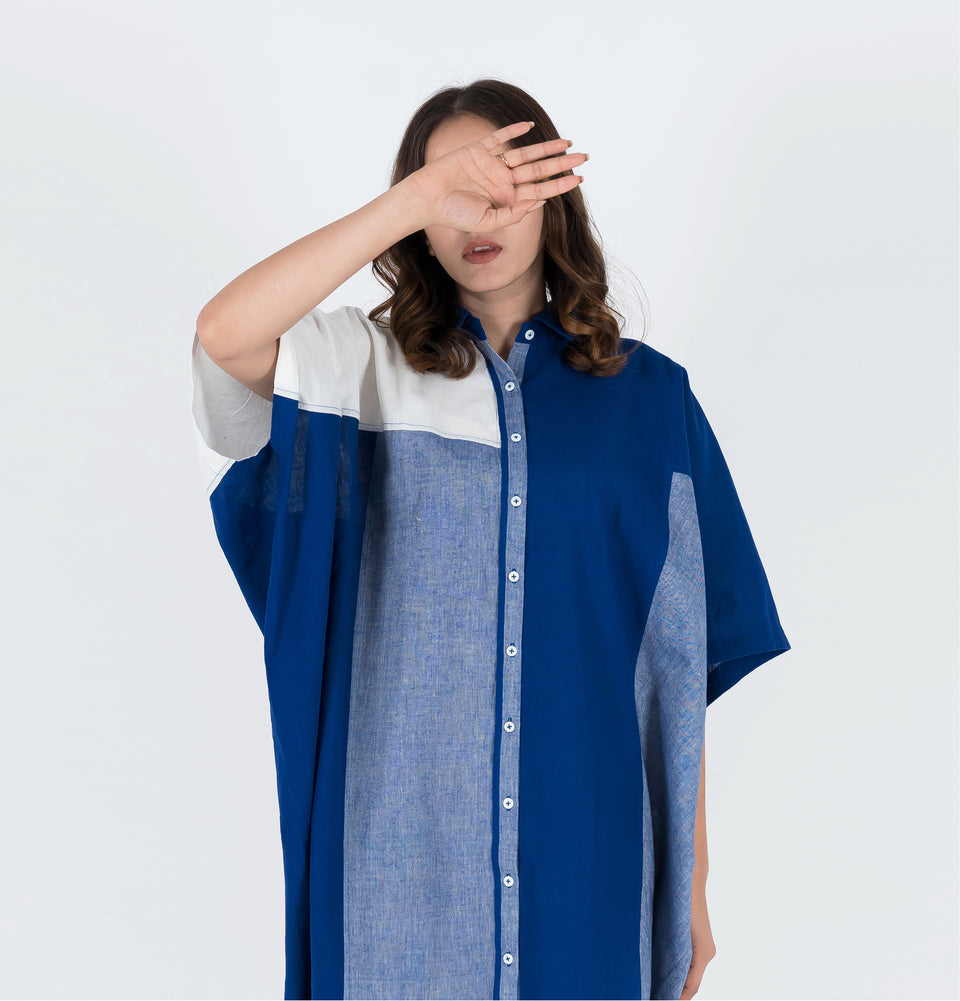 Asymmetry Kimono Dress