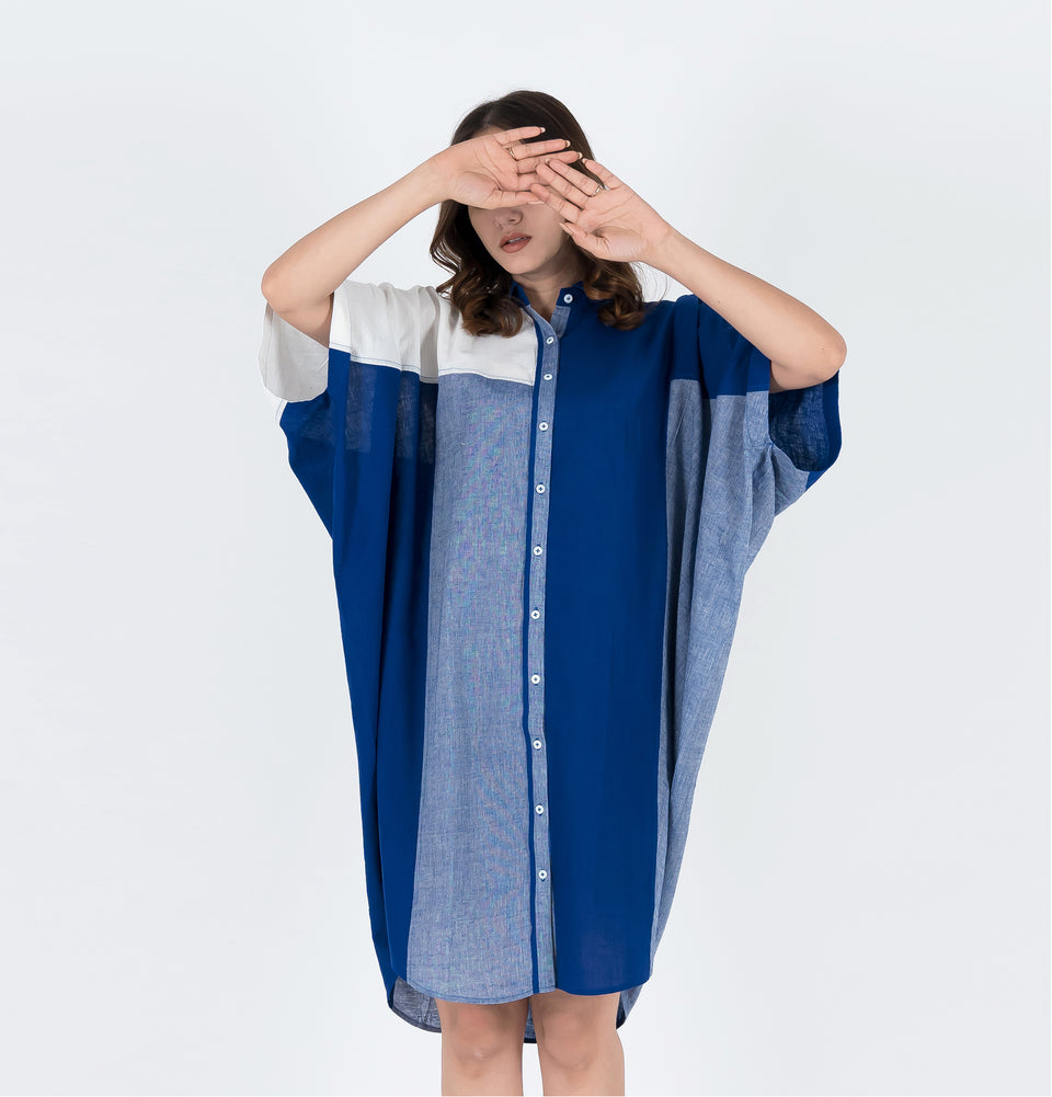 Asymmetry Kimono Dress