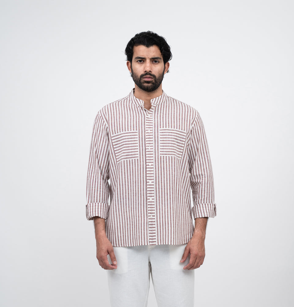 M Symmetry Stripe Shirt