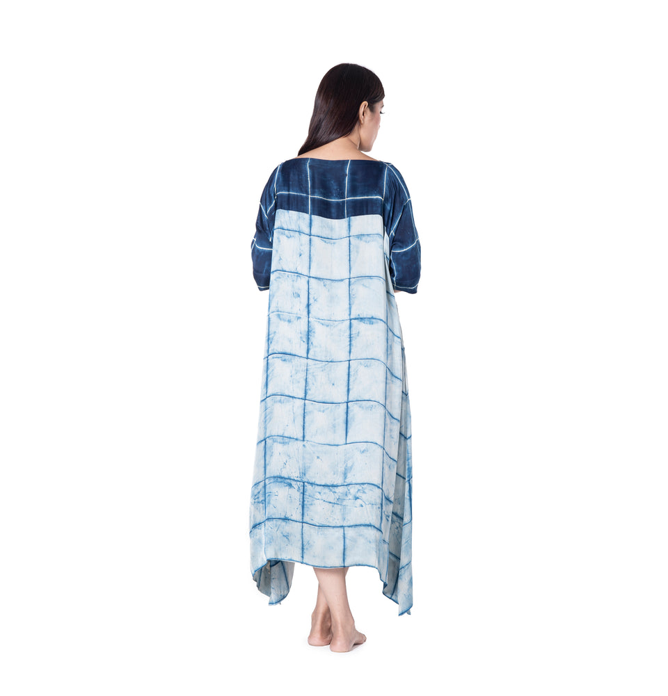 Block Kimono Dress